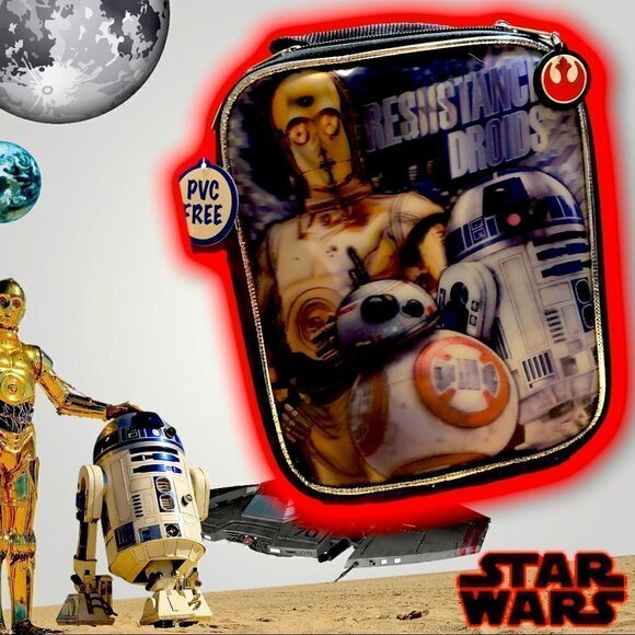 Star Wars RESISTANCE DROIDS Insulated Lunch Box - Picture 1 of 6